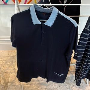 navy torras polo